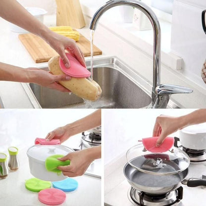 Silicone sponge for dishes, multi-color, with Magnic silicone dish sponge washing scrubber V1237-ZY-506-0860