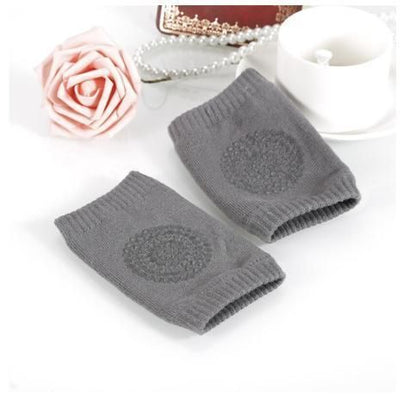 1 Pair - Baby Knee Pads, Anti-Slip Crawling Cuff for Kids, Dark Gray V1237-ZY-506-0864