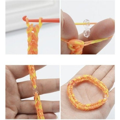 4400pcs DIY Loom Bands Rubber Band Kit, MultiColor V1237-ZY-506-0865
