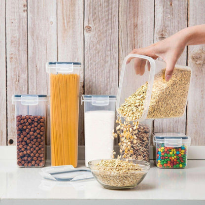 14-Pack Airtight Storage Containers for Organized Pantry, Transparent V1237-ZY-506-0866