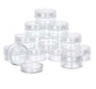 10pcs 5ml transparent storage jars, 5ml V1237-ZY-506-0867