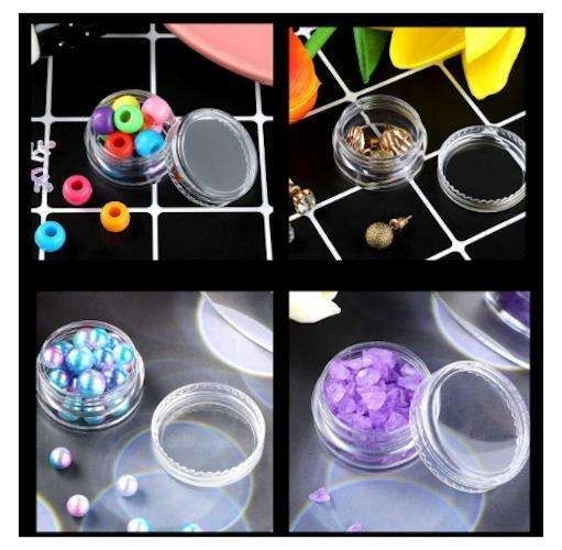 10pcs 5ml transparent storage jars, 5ml V1237-ZY-506-0867