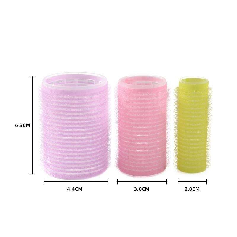 25-pack MultiColor Hair Rollers Clips Comb with Dividers V1237-ZY-506-0869
