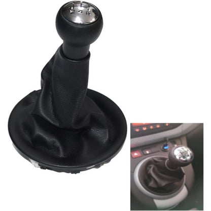 5 Speed Gear Shift Knob and Gaiter Compatible with Citroen C3 and Peugeot Partner 2008 to 2021 V1237-ZY-522-0002
