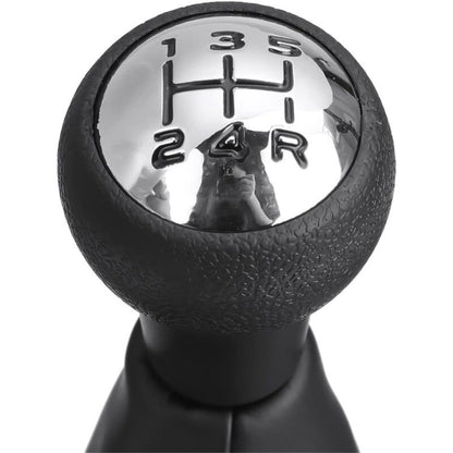 5 Speed Gear Shift Knob and Gaiter Compatible with Citroen C3 and Peugeot Partner 2008 to 2021 V1237-ZY-522-0002