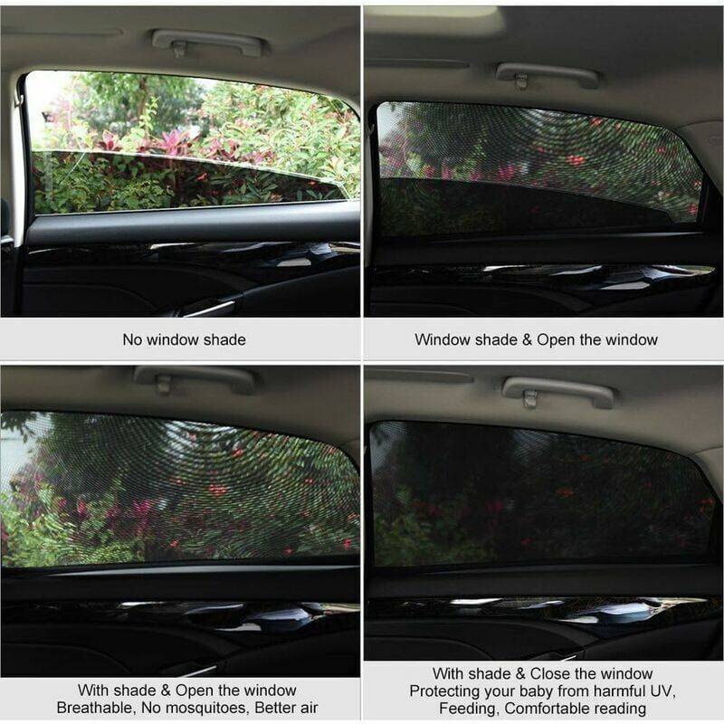 2 Pack Car Window Sunshades Interior Accessories V1237-ZY-522-0007