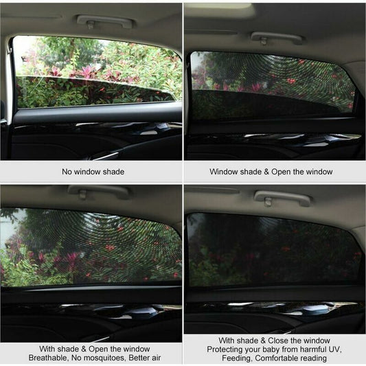 2 Pack Car Window Sunshades Interior Accessories V1237-ZY-522-0007