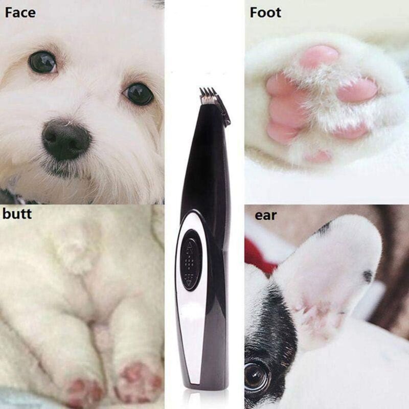 USB Rechargeable Cordless Pet Hair Trimmer for Dogs and Cats Paws Ears and Face V1237-ZY-522-0012