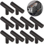 10 Pack Black Stainless Steel Kitchen Cabinet Door Handles, 50mm Hole Spacing V1237-ZY-522-0014