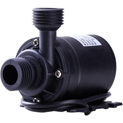 DC 12V Brushless Submersible Water Pump for Fountain Pool Solar Circulation, 800L per Hour 5M Lift V1237-ZY-522-0015