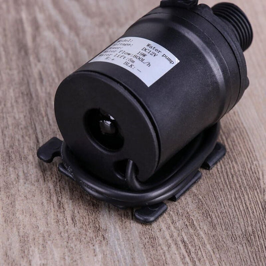 DC 12V Brushless Submersible Water Pump for Fountain Pool Solar Circulation, 800L per Hour 5M Lift V1237-ZY-522-0015