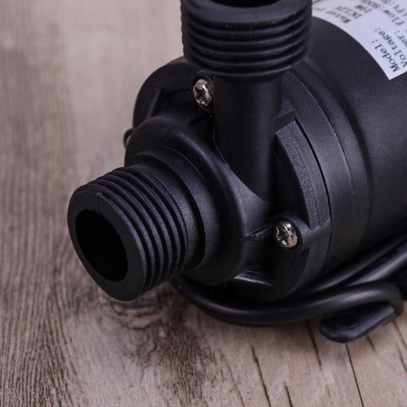 DC 12V Brushless Submersible Water Pump for Fountain Pool Solar Circulation, 800L per Hour 5M Lift V1237-ZY-522-0015