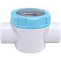 Swimming Pool Check Valve G1.5 PVC Safety Valve with Sight Lens for Spa Filter, 50mm V1237-ZY-522-0016