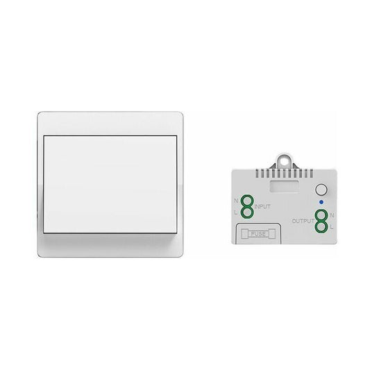 Self Powered Wireless Wall Remote Control Transmitter Waterproof No Battery Switch for Lights and Appliances V1237-ZY-522-0019