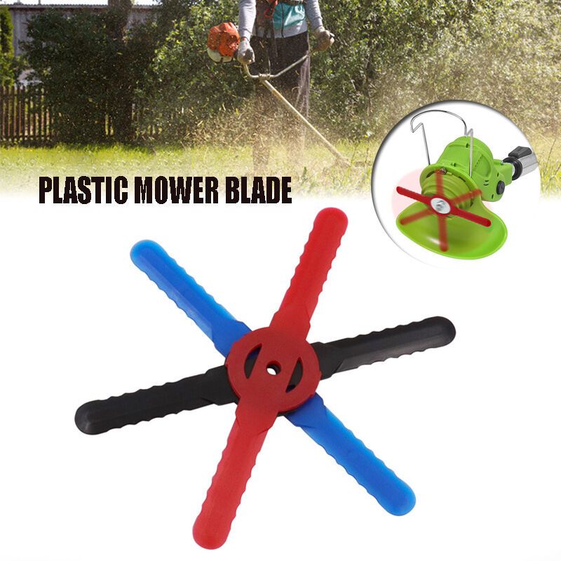 24 Pack Red Plastic Strimmer Knives Replacement Blades for Cordless String Trimmer V1237-ZY-522-0024