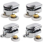 4 Pack Shower Door Rollers Upper and Lower Replacement Wheels for Sliding Shower, 23mm V1237-ZY-522-0031