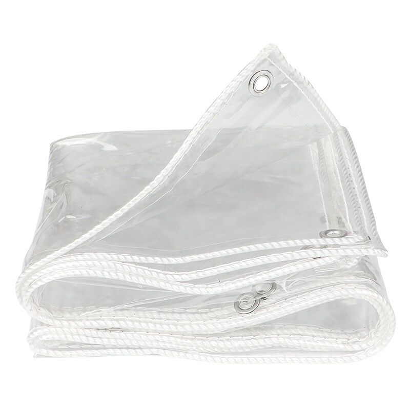 Transparent Reinforced Protective Tarpaulin 350g per Square Meter, 2 x 3M V1237-ZY-522-0035
