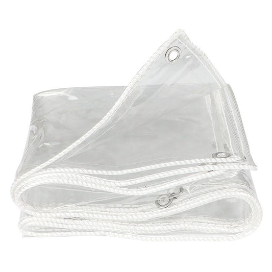 Transparent Reinforced Protective Tarpaulin 350g per Square Meter, 2 x 3M V1237-ZY-522-0035