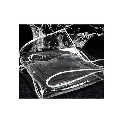 Transparent Reinforced Protective Tarpaulin 350g per Square Meter, 2 x 3M V1237-ZY-522-0035