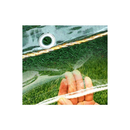 Transparent Reinforced Protective Tarpaulin 350g per Square Meter, 2 x 3M V1237-ZY-522-0035