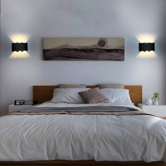 LED Wall Light 6W Aluminum Up Down Waterproof Indoor Outdoor Lamp Warm White V1237-ZY-522-0046