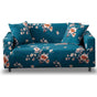 3 Seater Stretch Sofa Cover with Armrests Elastic Furniture Protector Blue Flower V1237-ZY-522-0051