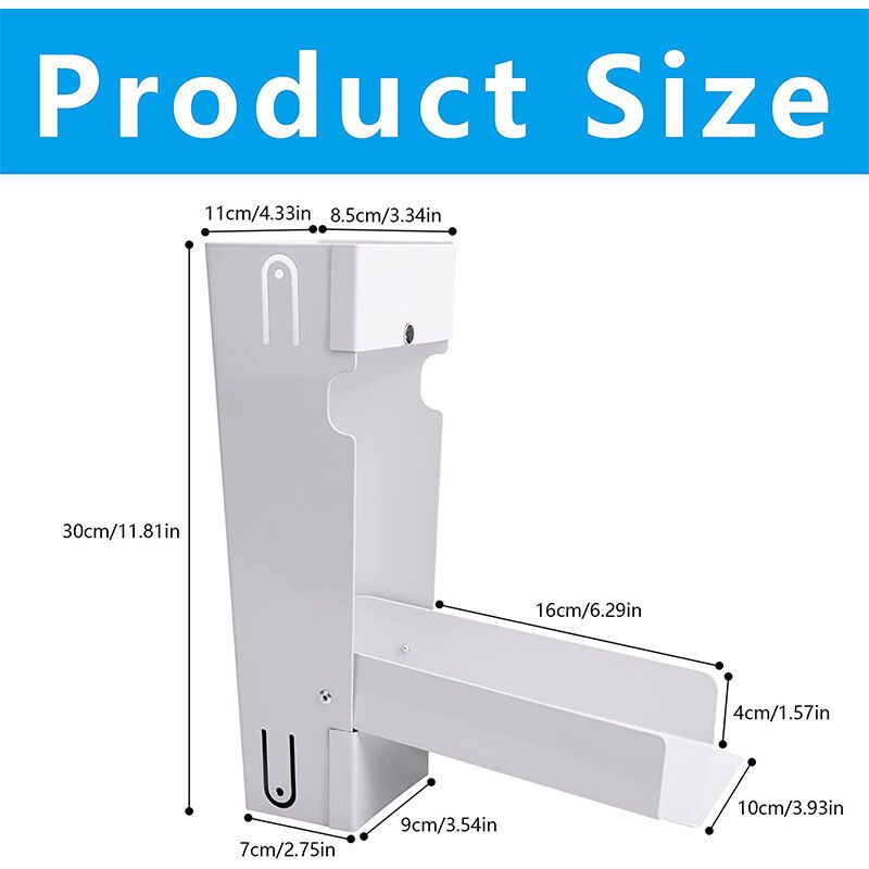 Rainwater Catcher Compatible with Standard White Downspout, 34 Inch V1237-ZY-522-0052