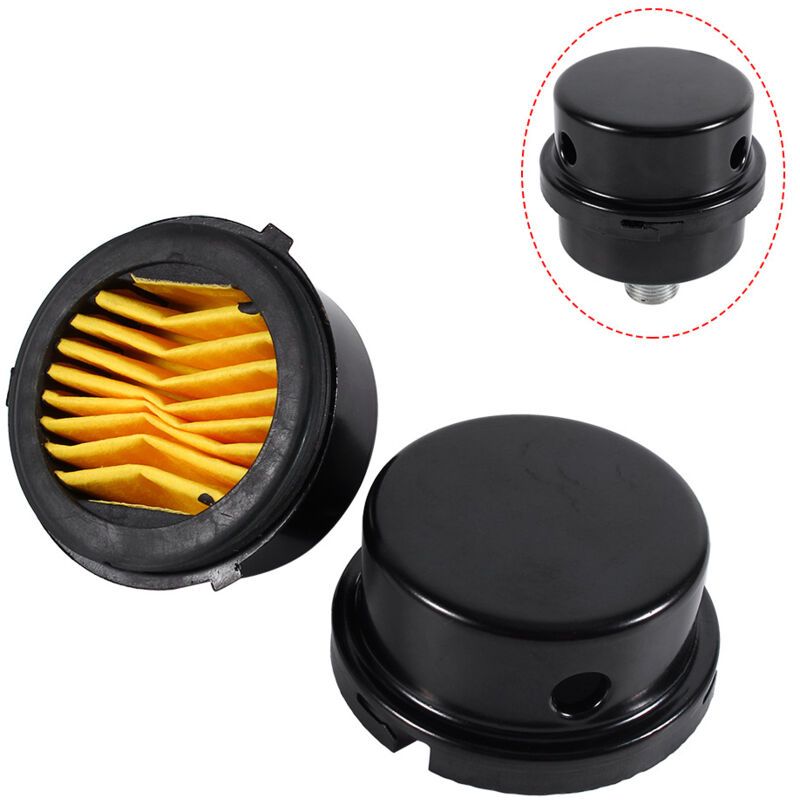 Air Compressor Silencer Filter with Thread, 0.375 Inch 16mm V1237-ZY-522-0054