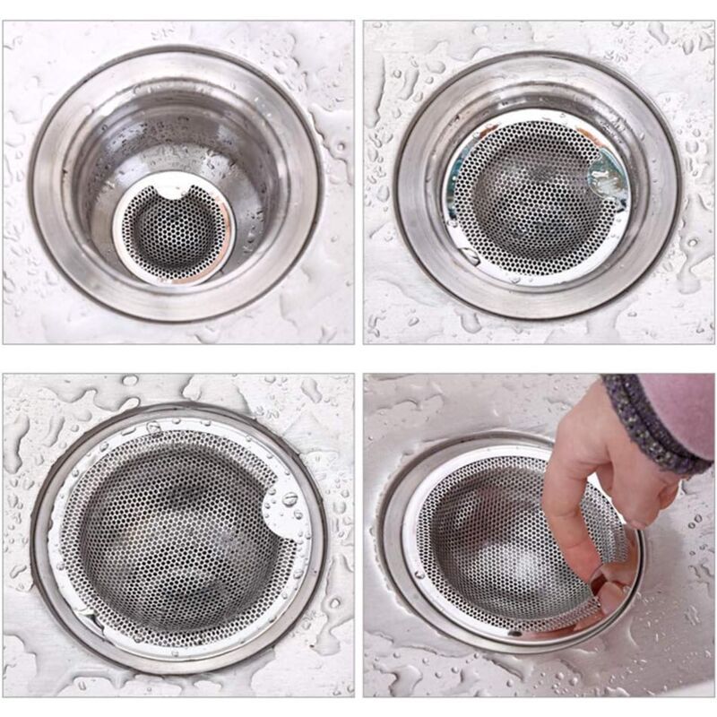 2 Pack Stainless Steel Sink Strainers, 5cm V1237-ZY-522-0055