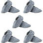 5 Pair Grey Adult Overshoe Covers, EU 37 to 43 V1237-ZY-522-0064
