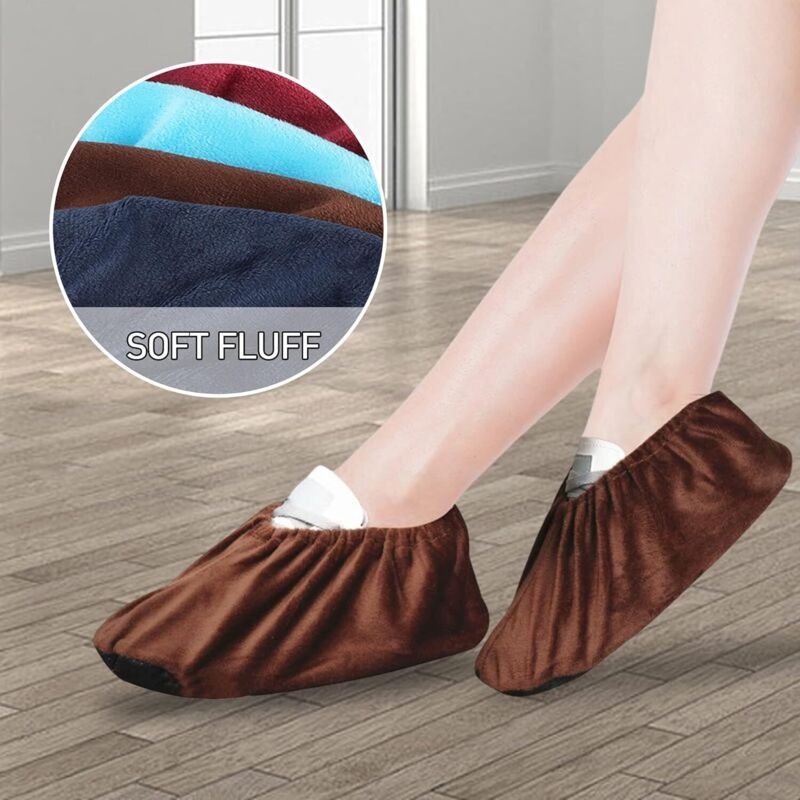 5 Pair Grey Adult Overshoe Covers, EU 37 to 43 V1237-ZY-522-0064