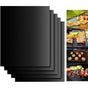 5 Pack Non Stick BBQ Grill Mats Reusable PTFE Teflon Baking Mats for Gas Charcoal Electric Grills V1237-ZY-522-0075