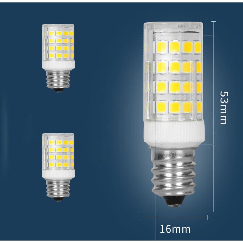 2 Pack E14 LED Hood Bulbs 5W 50W Halogen Equivalent Cool White Non Dimmable, 550lm 6000K V1237-ZY-522-0081