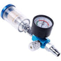 Pneumatic Spray Gun Regulator with Pressure Gauge Water Trap Air Filter Separator, 0.25 Inch V1237-ZY-522-0085