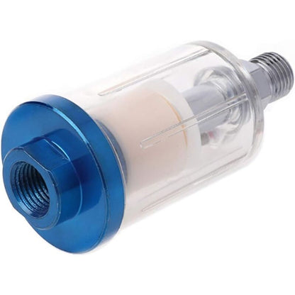 Pneumatic Spray Gun Regulator with Pressure Gauge Water Trap Air Filter Separator, 0.25 Inch V1237-ZY-522-0085