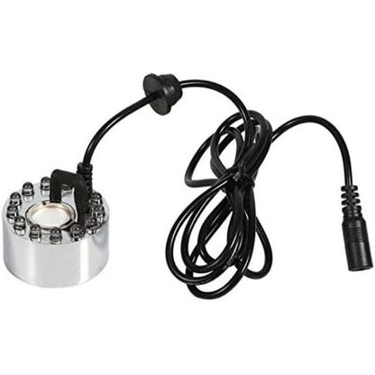 Ultrasonic Fogger Pond Atomizer Air Humidifier with 12 LED Three Color Gradient EU Plug, 24V V1237-ZY-522-0087