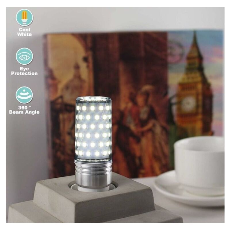 5 Pack E27 LED Corn Bulbs 16W 900lm AC 230V 360 Degree Beam, 6000K V1237-ZY-522-0090