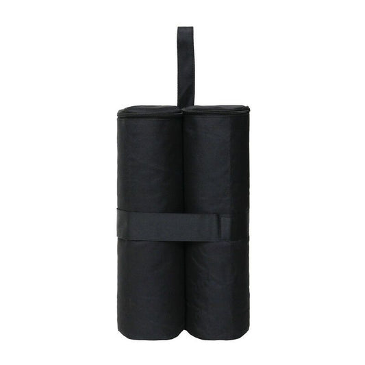 4 Pack Gazebo Weight Bags Black Fillable Ballast Bags for Party Tent and Pavilion, 60kg Max V1237-ZY-522-0096