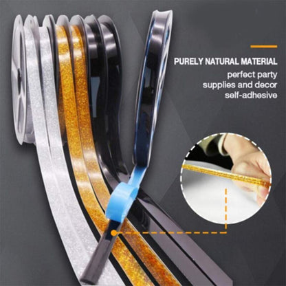 Decorative Corner Edge Tape, for Floor, Wall, Ceiling, Rose Gold V1237-ZY-528-004