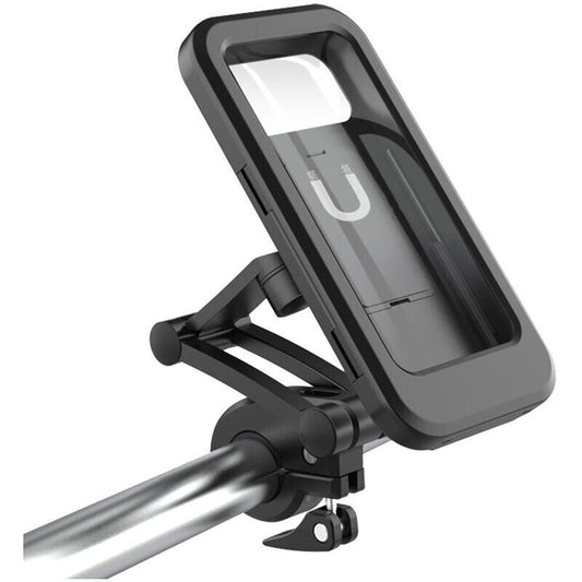 Waterproof Anti Theft Motorcycle Phone Holder Bicycle Phone Mount for 5.5 to 6.7 Inch Phones, 1 inch V1237-ZY-528-016