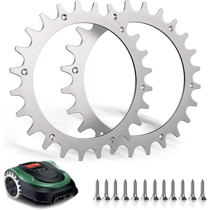 2 Pieces Stainless Steel Cleats, Compatible with Bosch Indego V1237-ZY-528-017