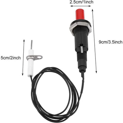 Piezo Igniter Kit for Barbecue Gas Grill Cooker Piezo Spark Ignition Kit, Piezo-1 V1237-ZY-528-019