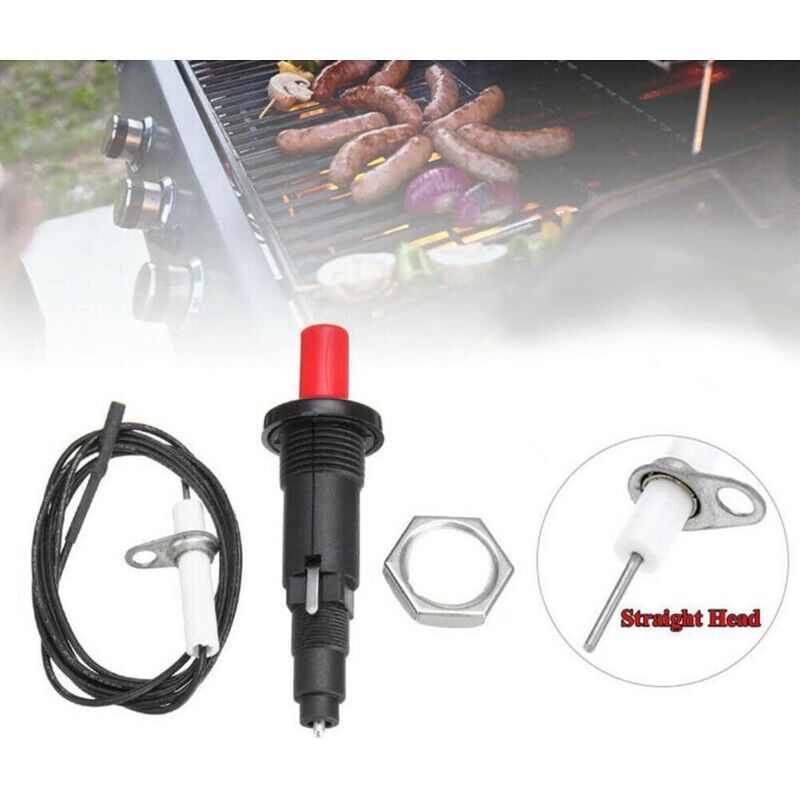 Piezo Igniter Kit for Barbecue Gas Grill Cooker Piezo Spark Ignition Kit, Piezo-1 V1237-ZY-528-019