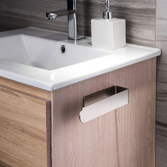 Self Adhesive Stainless Steel Bathroom Towel Bar No Drilling, 23cm V1237-ZY-528-032