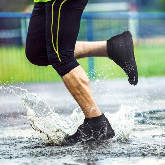 Waterproof Shoe Covers, Reusable Silicone Shoe Covers with Non Slip Reinforced Sole for Rainy and Snowy Days V1237-ZY-528-037
