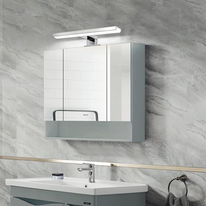 Bathroom Mirror Light 6W 400lm, LED Cabinet Light Cool White 6000K, IP44 Waterproof Bathroom Mirror Light, V1237-ZY-528-040