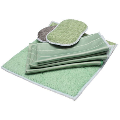 6 Pack Bamboo Microfiber Cloths Clean and Polish All Smooth and Fragile Surfaces Glass, Bodywork, Glass V1237-ZY-528-050