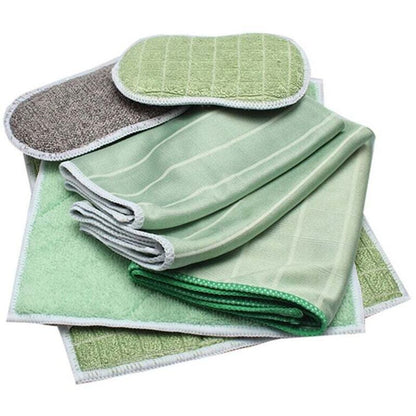 6 Pack Bamboo Microfiber Cloths Clean and Polish All Smooth and Fragile Surfaces Glass, Bodywork, Glass V1237-ZY-528-050