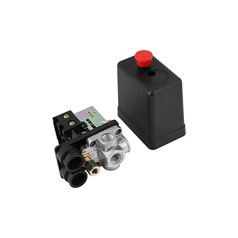 240V 16A Port 90PSI 120PSI Air Compressor Pressure Switch Control Regulator with Measurements for Rapid V1237-ZY-528-053