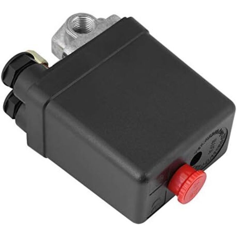 240V 16A Port 90PSI 120PSI Air Compressor Pressure Switch Control Regulator with Measurements for Rapid V1237-ZY-528-053